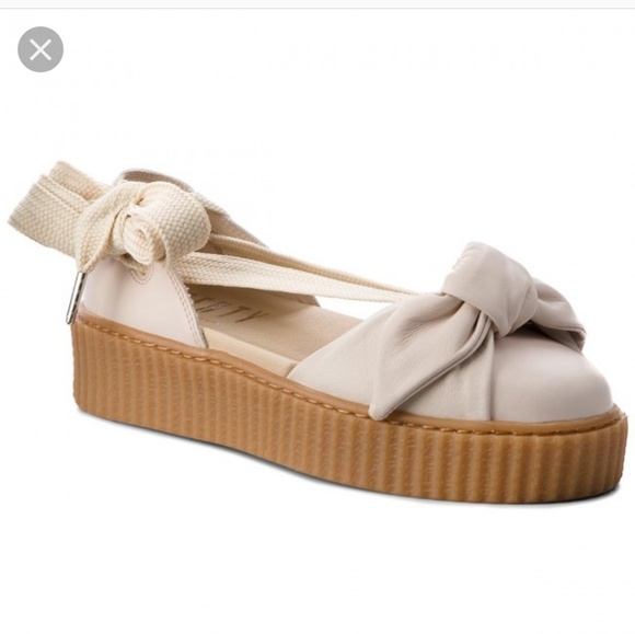 Puma Fenty Bow Lace Up Platform Creepers - Picture 6 of 6